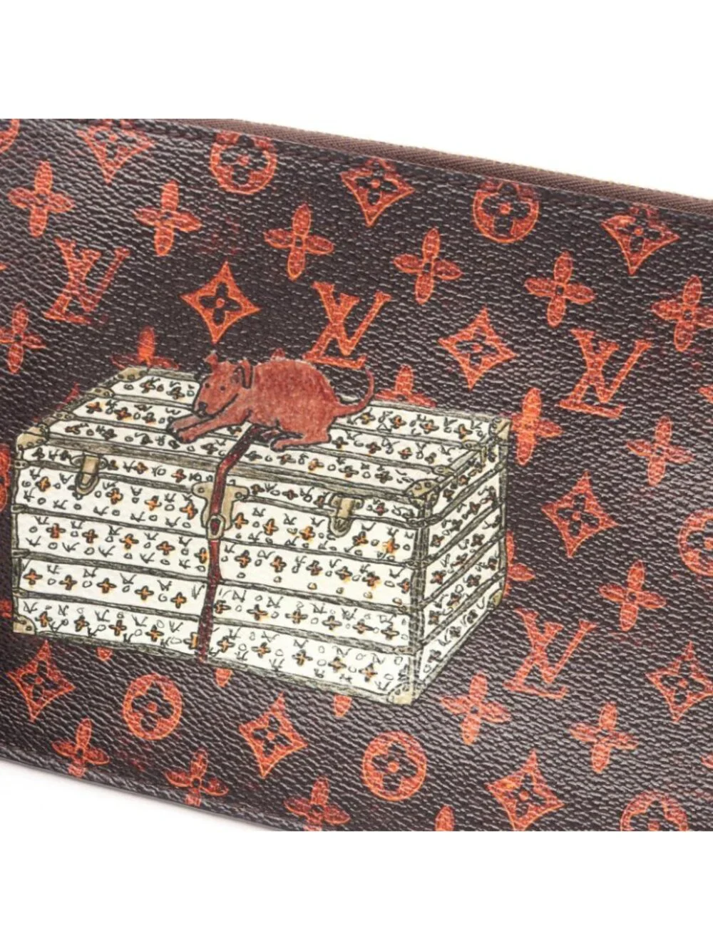 Louis Vuitton Tote Neverfull MM Catgram Canvas Leather